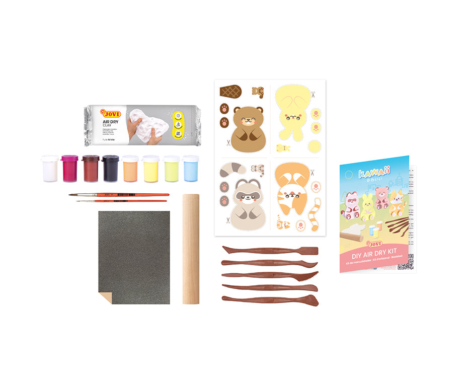 Set per modellare JOVI Kawaii Kraft Animali – 23 pz