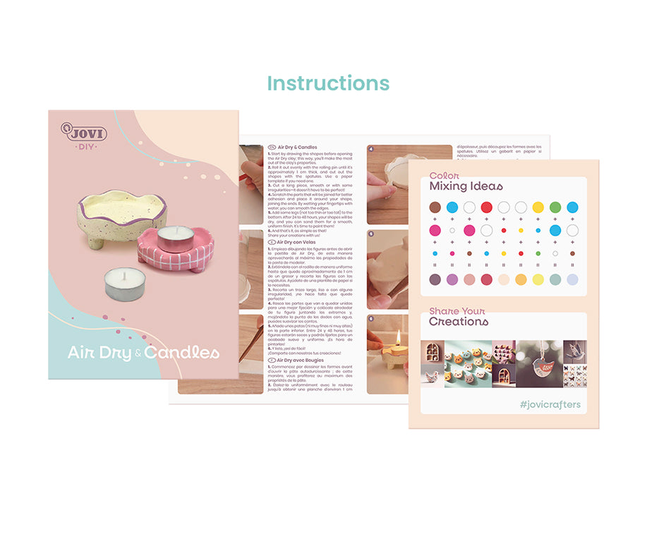 Set per modellare JOVI Kraft Candele – 22 pz