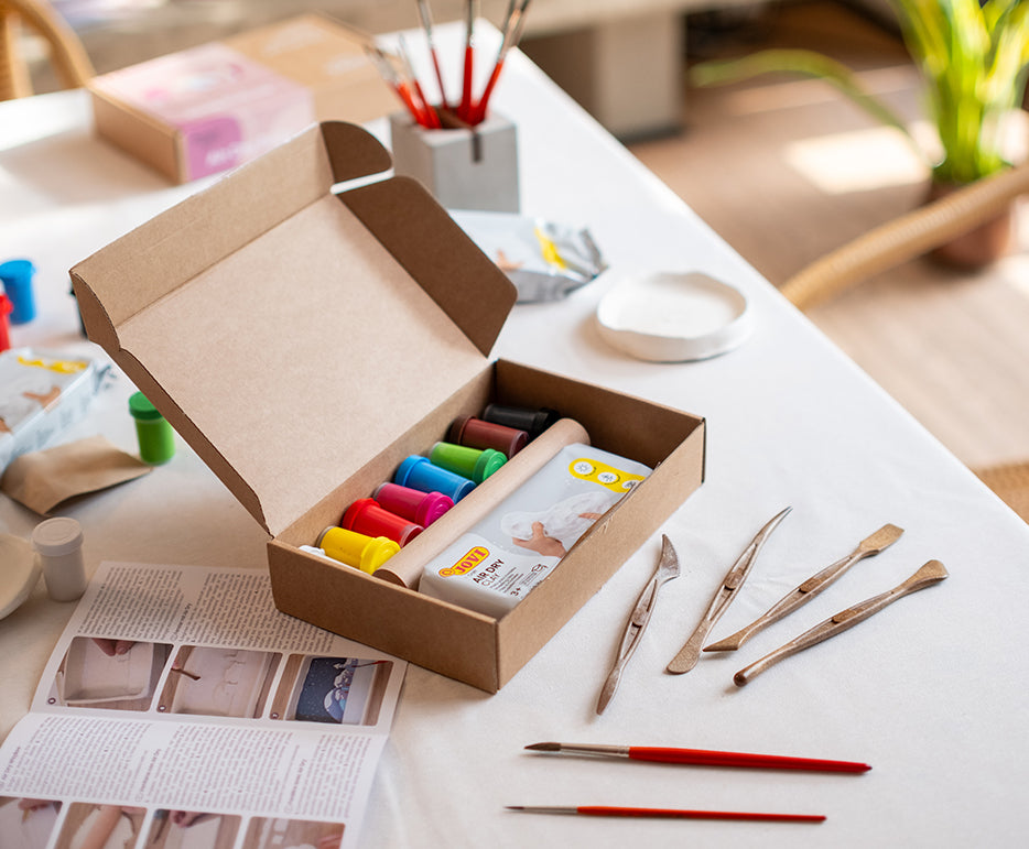 Set creativo di modellazione JOVI Kraft Fermagli – 24 pz
