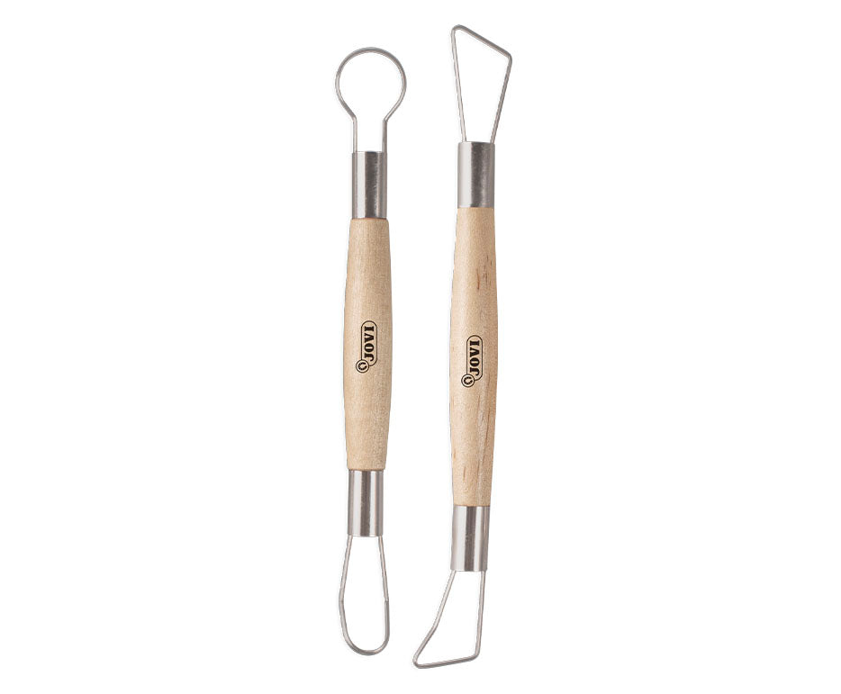 JOVI Kraft set di strumenti per modellare in legno 2 pz