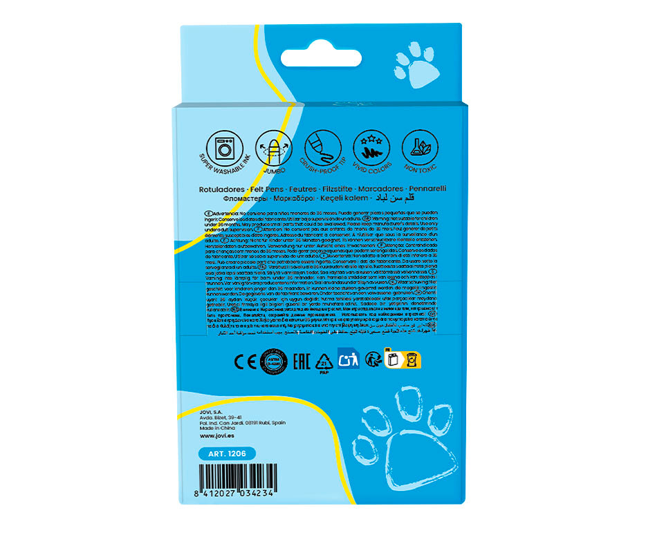 JOVI My First Jumbo pennarelli per bambini 6 pz