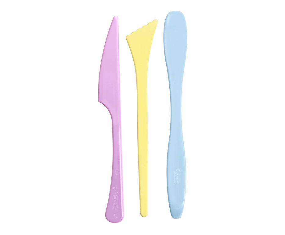 Coltelli da modellare pastello JOVI - 3 pz