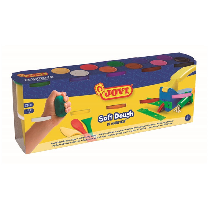 JOVI Plastilina in bicchieri BLANDIVER 10 x 110 g