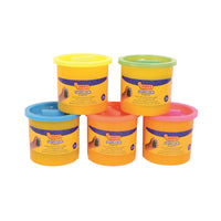 JOVI Plastilina in tazze BLANDIVER tonalità neon 5 x 110 g