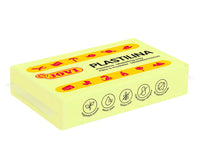JOVI plastilina naturale che si illumina al buio 18 x 50 g