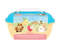 JOVI Play&Fun Kawaii plastilina naturale in valigetta – set con accessori