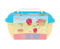 JOVI Play&Fun Kawaii plastilina naturale in valigetta – set con accessori