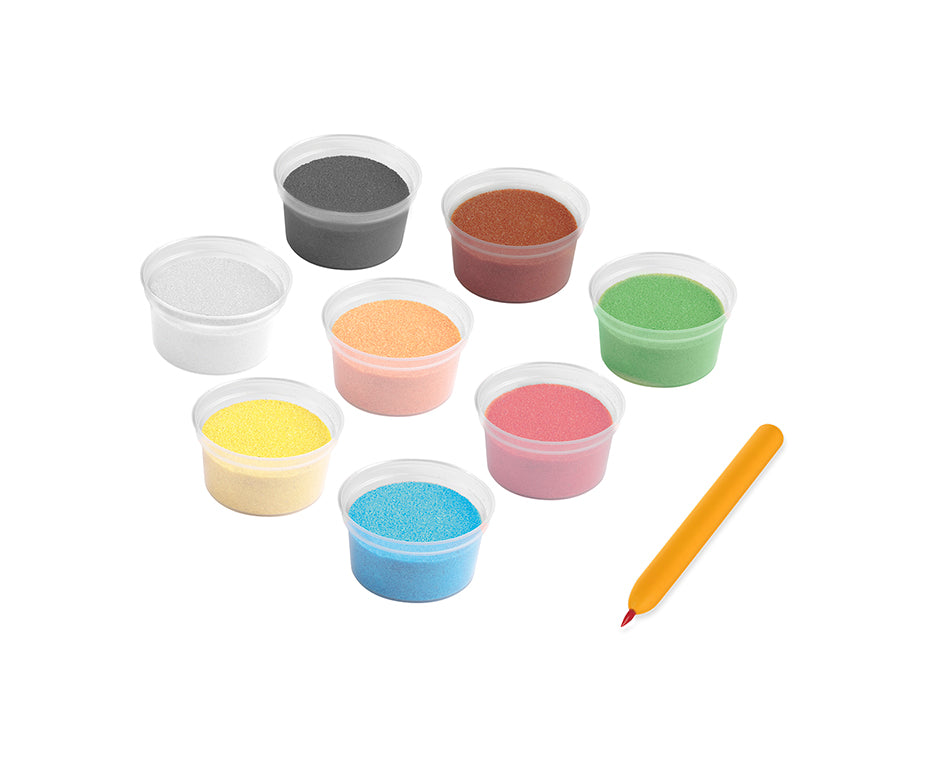 JOVI Play&Fun Kawaii kit per pittura con la sabbia – 12 pz
