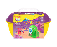 JOVI Play&Fun plastilina naturale in valigetta Aliens - 50 pz