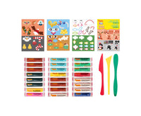 JOVI Play&Fun plastilina naturale in valigetta Christmas Adventure