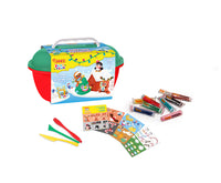 JOVI Play&Fun plastilina naturale in valigetta Christmas Adventure