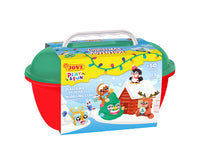 JOVI Play&Fun plastilina naturale in valigetta Christmas Adventure