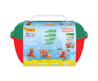 JOVI Play&Fun plastilina naturale in valigetta Christmas Adventure