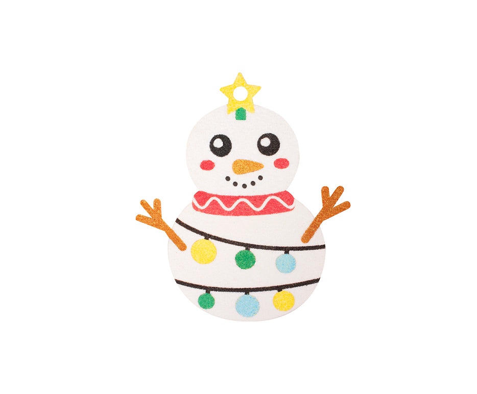 JOVI Play&Fun set per pittura con sabbia Christmas Ornaments - 12 pz