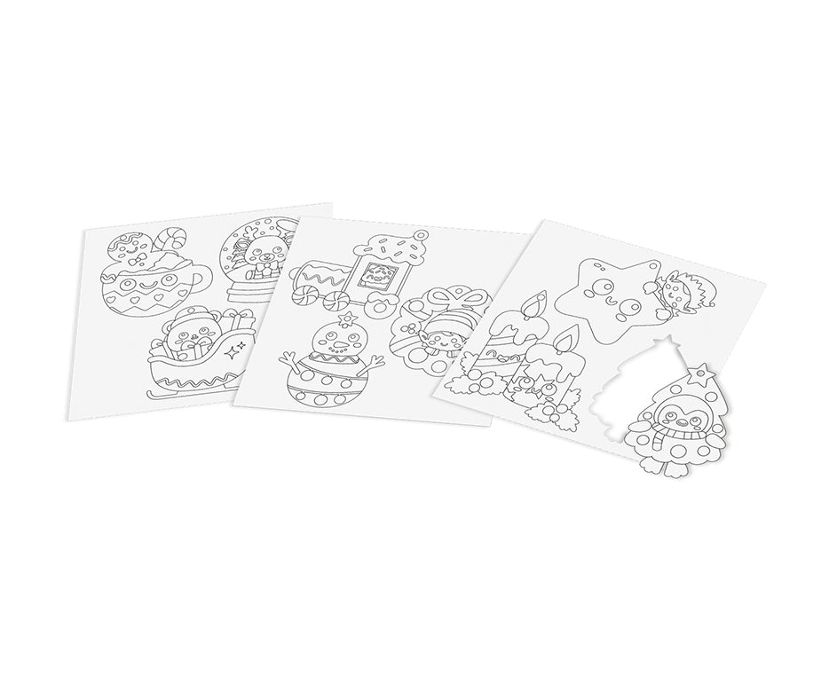 JOVI Play&Fun set per pittura con sabbia Christmas Ornaments - 12 pz