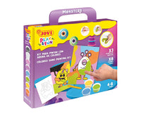 JOVI Play&Fun set di pittura con sabbia Monsters 12 pz