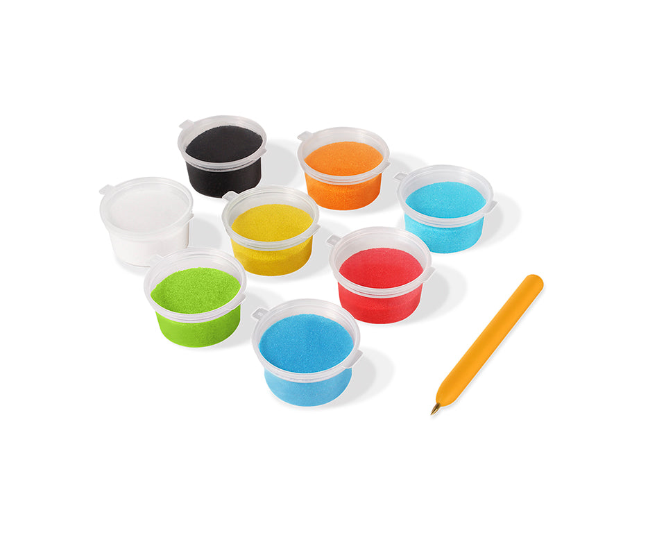 JOVI Play&Fun set per pittura con sabbia Ocean 12 pz