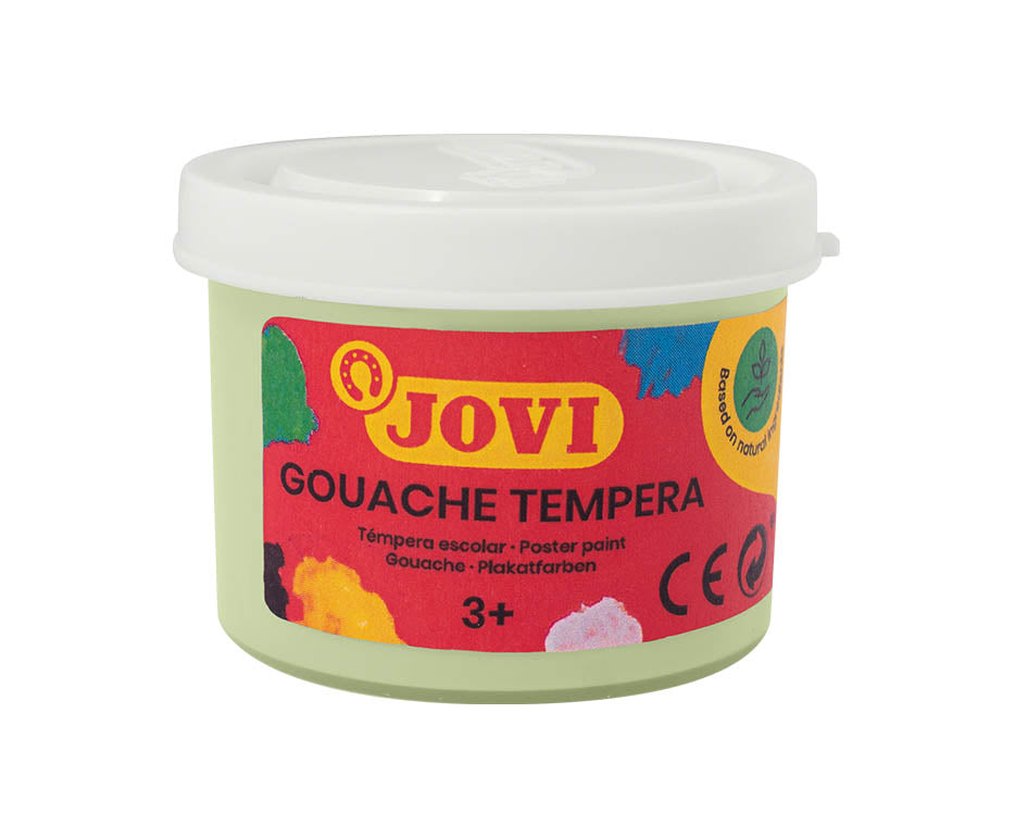 JOVI Premium colori a tempera pastello 6 x 35 ml con pennello