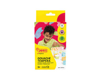 JOVI Premium colori a tempera pastello 6 x 35 ml con pennello