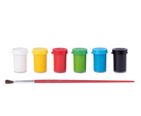 Colori a tempera JOVI Premium 6 x 15 ml con pennello
