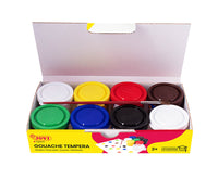 Colori a tempera JOVI Premium 7 x 35 ml con pennello
