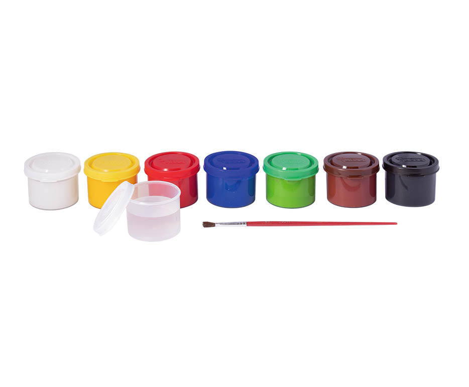 Colori a tempera JOVI Premium 7 x 35 ml con pennello