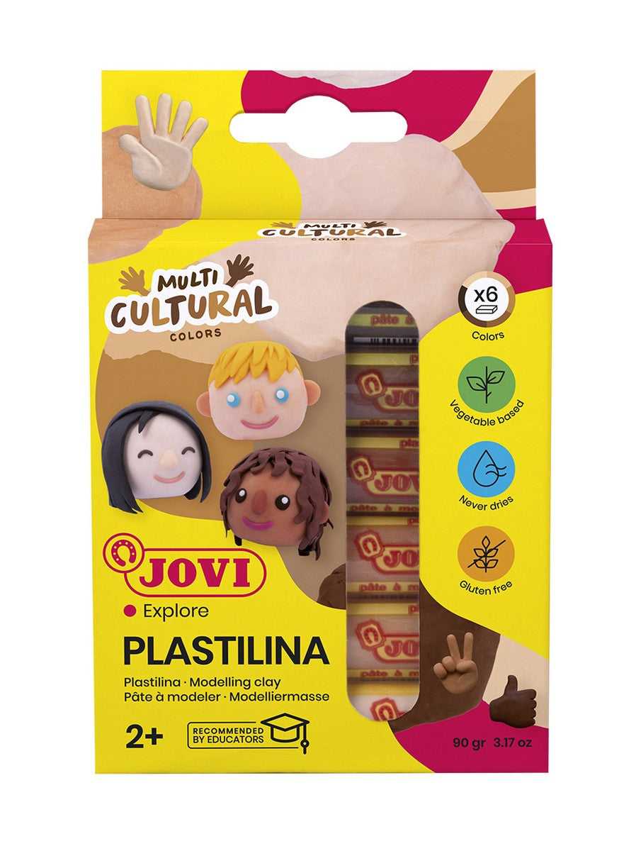 JOVI plastilina vegetale tonalità della pelle 6 x 15 g