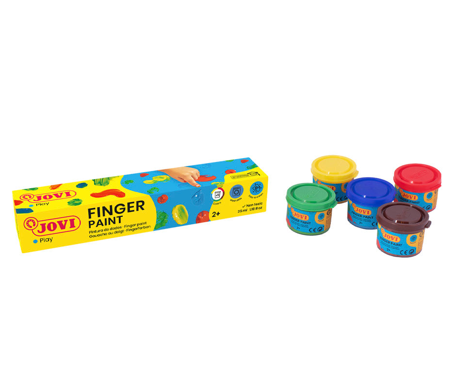 Colori a dita JOVI 5 x 35 ml
