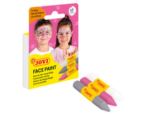 JOVI set di colori per il viso in stick 3 x 5,6 g - rosa, argento e bianco