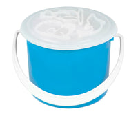 JOVI set di colori a dita in secchiello 5 x 35 ml con stencil