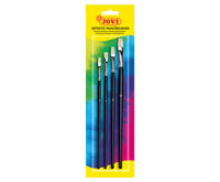 JOVI set di pennelli piatti scolastici 4 pz
