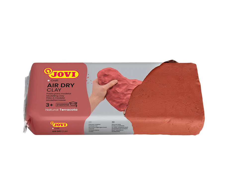 JOVI pasta da modellare autoindurente 1000 g marrone