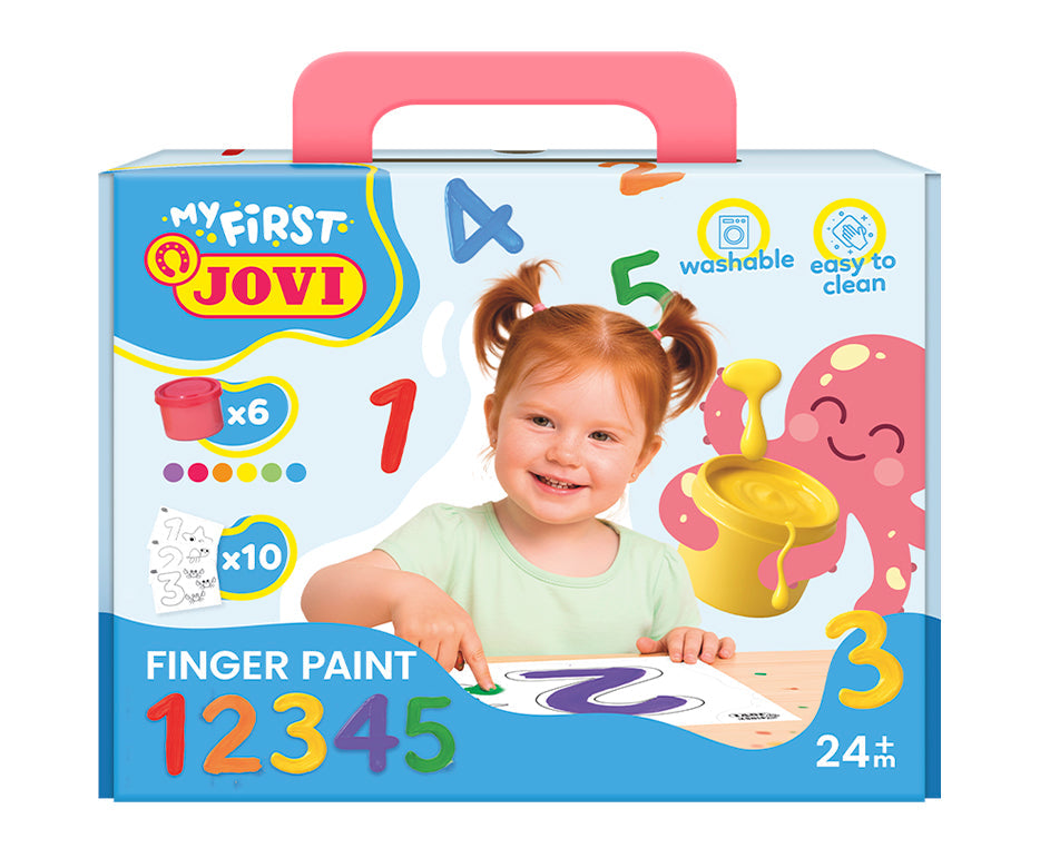 Jovi set di colori a dita My First i primi numeri – 11 pz