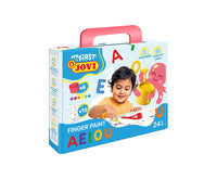 Jovi set di colori a dita My First le prime vocali 11 pz