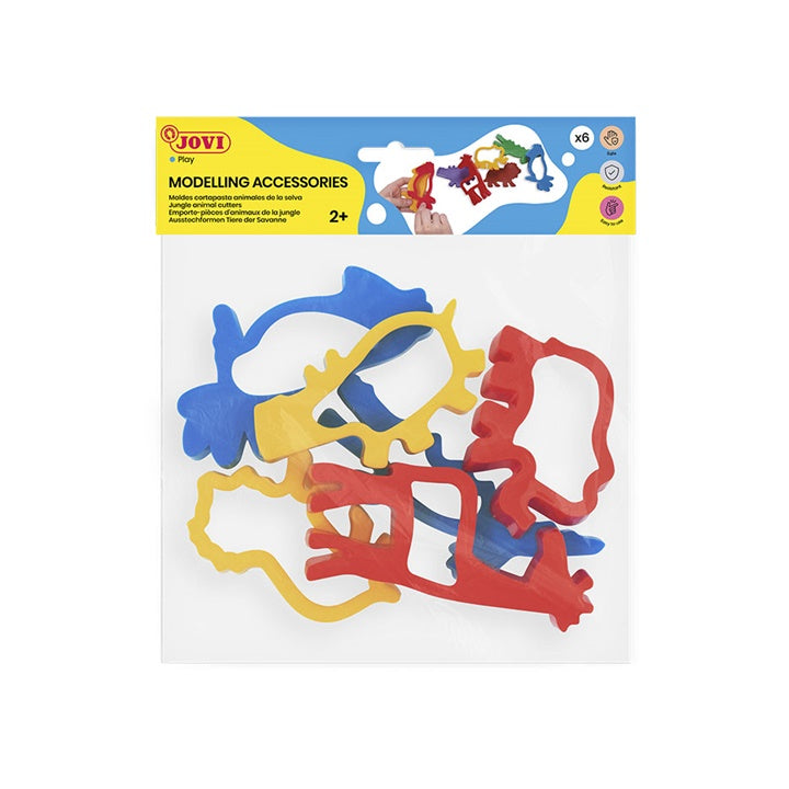 JOVI Set di fustelle animali della giungla 6 pz.
