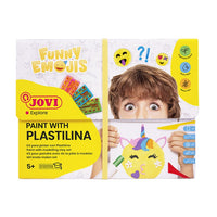 JOVI set Funny Emojis - dipingere con la plastilina