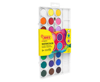 JOVI colori a tempera ad acquerello 24 pz con pennello (diametro 22 mm)