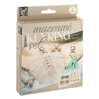 Kit artigianale portachiavi in macramè