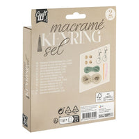 Kit artigianale portachiavi in macramè