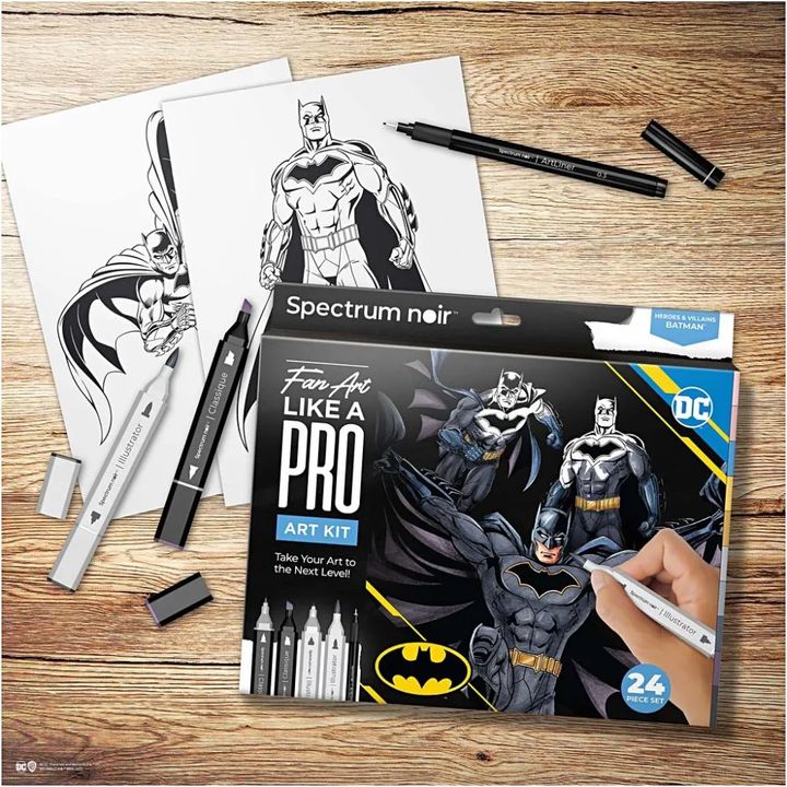 Kit artistico per l'illustrazione BATMAN