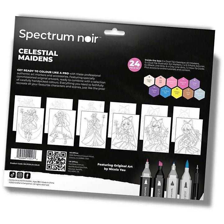 Kit artistico per l'illustrazione CELESTIAL MAIDENS
