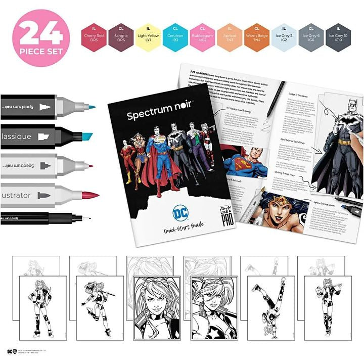 Kit artistico per l'illustrazione HARLEY QUINN