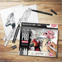 Kit artistico per l'illustrazione HARRY POTTER: MAGICAL COMPANIONS