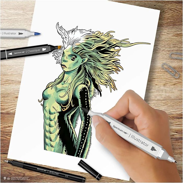 Kit artistico per l'illustrazione HARRY POTTER: MAGICAL CREATURES