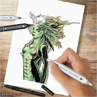 Kit artistico per l'illustrazione HARRY POTTER: MAGICAL CREATURES