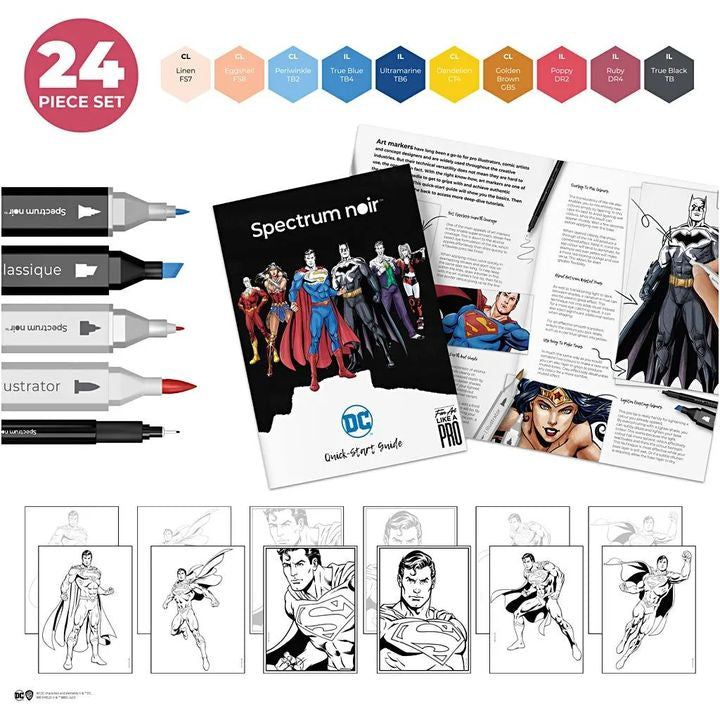 Kit artistico per l'illustrazione SUPERMAN