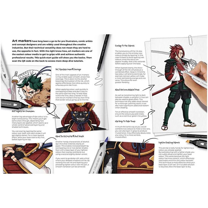 Kit artistico per l'illustrazione WAY OF THE SAMURAI