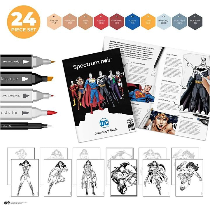 Kit artistico per l'illustrazione WONDER WOMAN