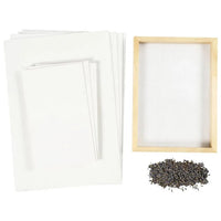 Kit creativo per la fabbricazione della carta alla lavanda