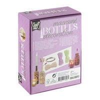 Kit di macramè per la decorazione di bottiglie